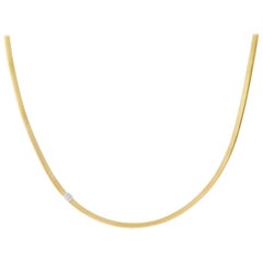 Marco Bicego Masai Single Station Diamond Necklace in Yellow Gold # CG731 B YW