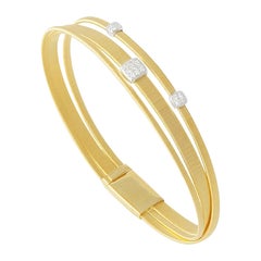 Marco Bicego Masai Bracelet pour femme en or jaune et diamants BG728 B YW M5