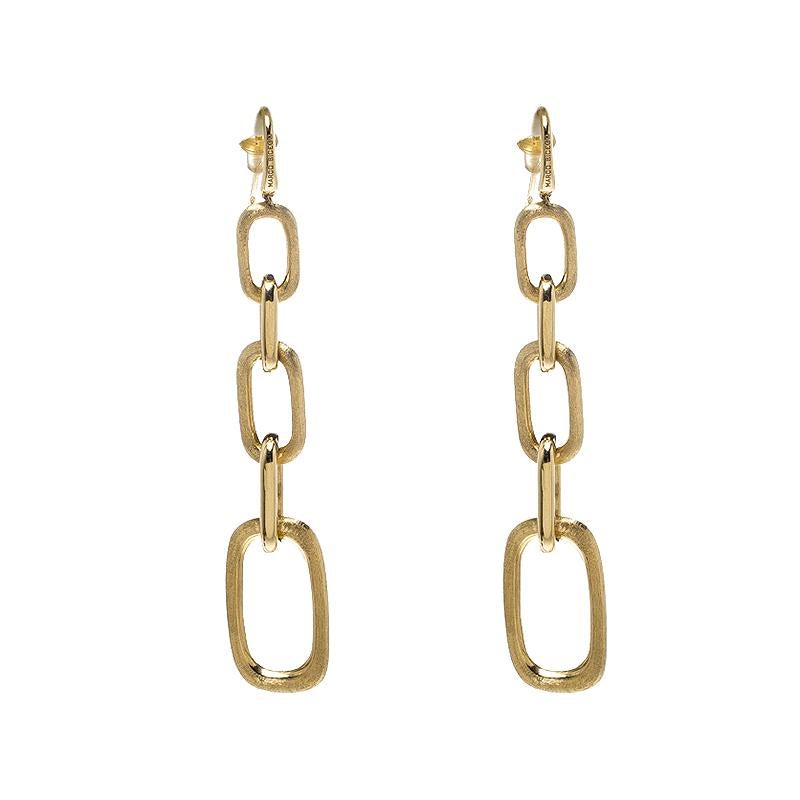 Marco Bicego Murano 18K Yellow Gold Graduating Link Drop Earrings