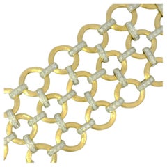 Marco Bicego 18 Karat Armband mit natürlichen Diamanten in Jaipur Gliedern, auf Lager