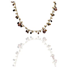 Marco Bicego - Collana - Oro giallo 18 carati: Perla e gemma naturale multicolore