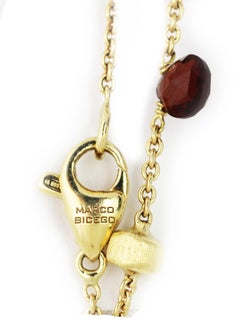 Marco Bicego Paradise 18 Carat Yellow Gold Mixed Stone Necklace