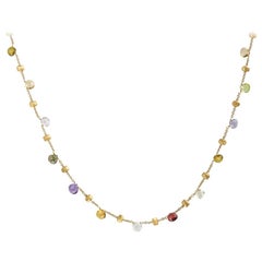 Marco Bicego Jaipur Yellow Gold Gemstone Necklace CB1987-MIX01 For Sale ...