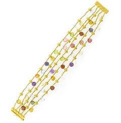 Marco Bicego Paradise Multicolored Gem Stone Bracelet