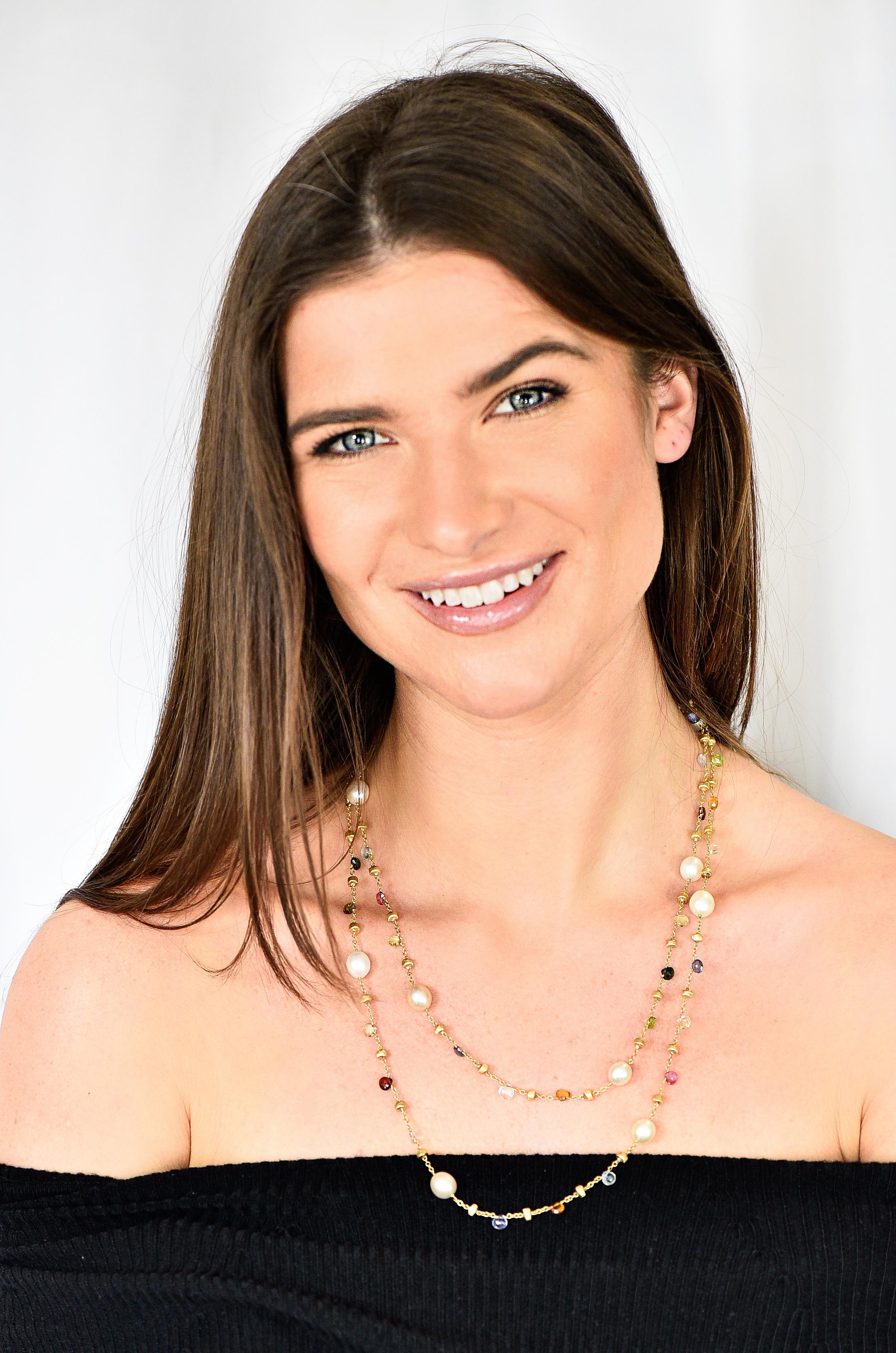 Marco Bicego Halskette aus 18 Karat Gelbgold mit Perlen, Citrin und Topas und mehreren Edelsteinen 5