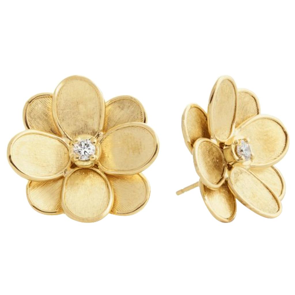 Marco Bicego Petali Flower Stud Earrings OB1678 B Y 02