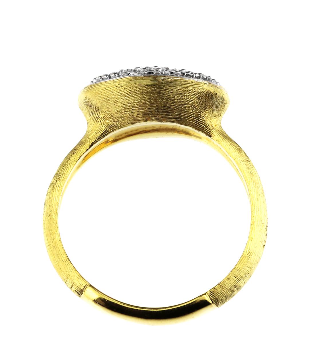 Marco Bicego, Siviglia 18 K Yellow & White Gold 0.21 Ct Diamond Ring In Excellent Condition In London, GB