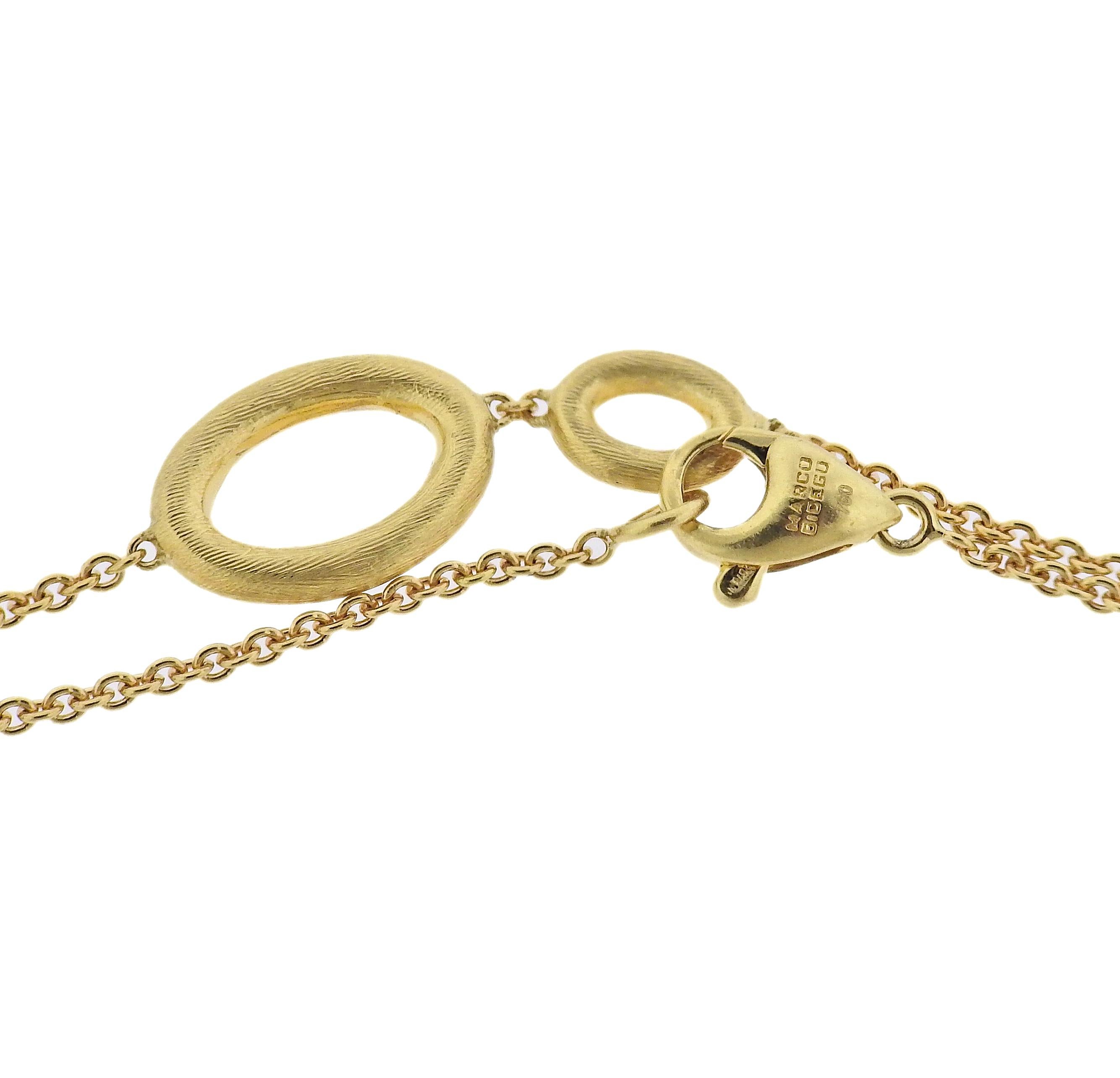 Marco Bicego Siviglia 18k Gold Long Oval Link Necklace In Excellent Condition For Sale In Lambertville, NJ