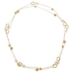 Marco Bicego Siviglia 18k Gold Long Oval Link Necklace
