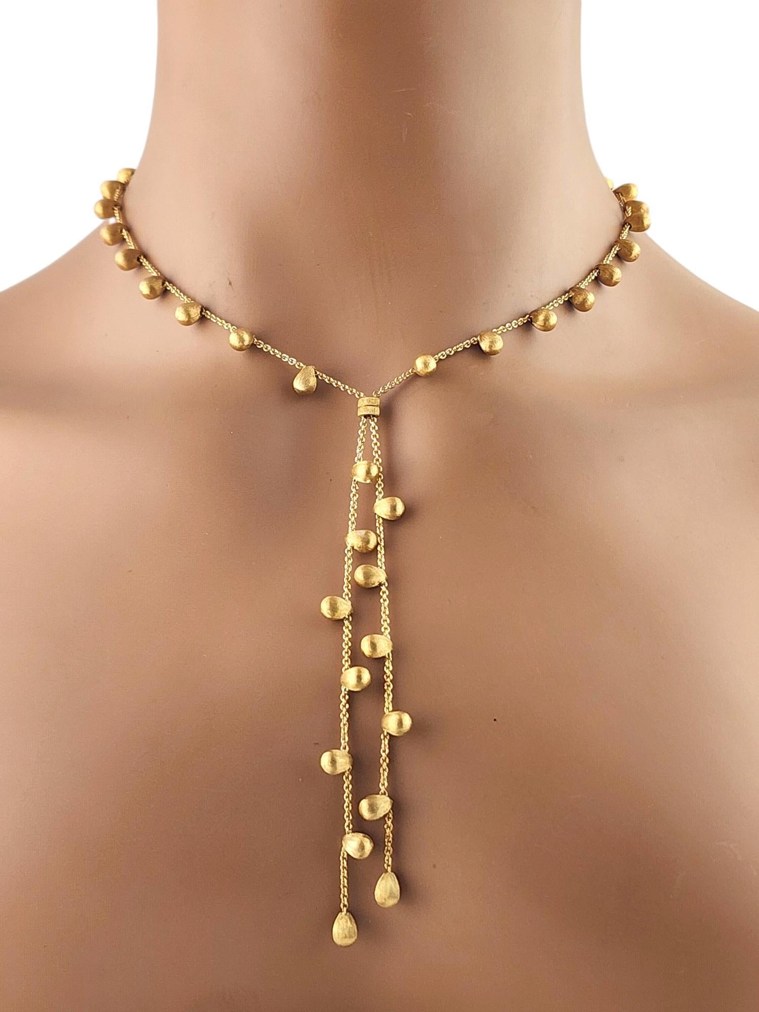 Marco Bicego Siviglia 18K Yellow Gold Beaded Y Necklace #18408 4