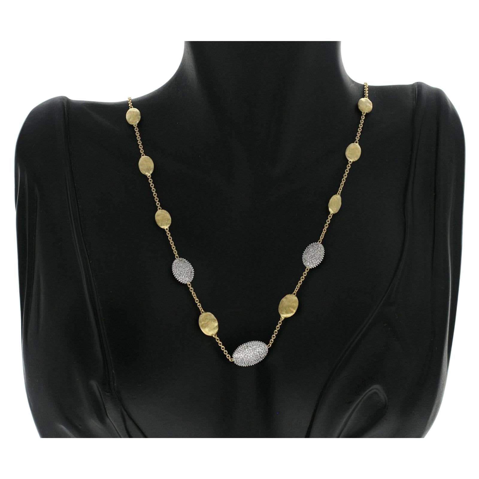 Women's Marco Bicego Siviglia 18 Karat Yellow Gold Diamond Necklace
