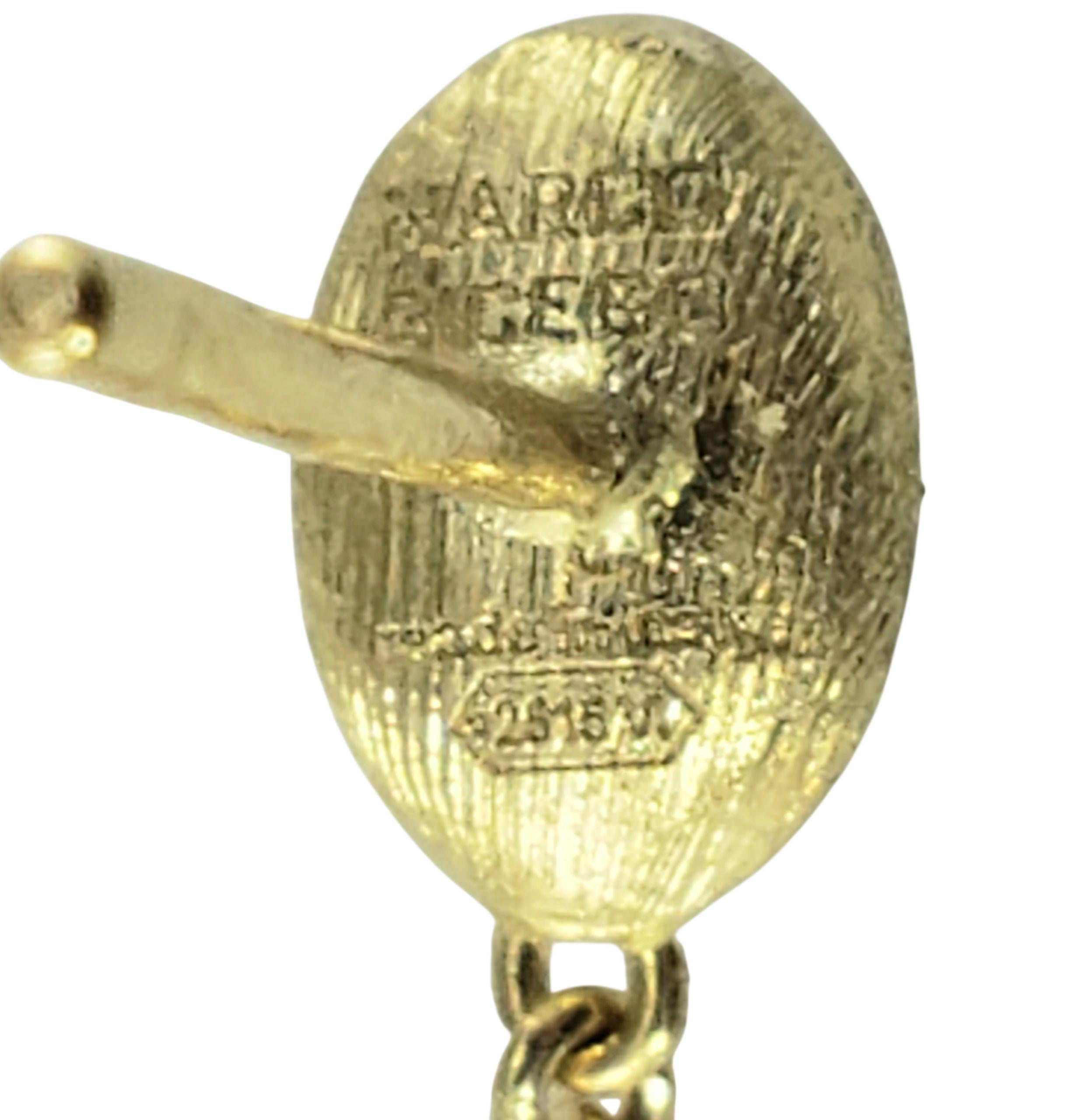 Marco Bicego Siviglia Pendants d'oreilles en or jaune 18K #22971 en vente 2