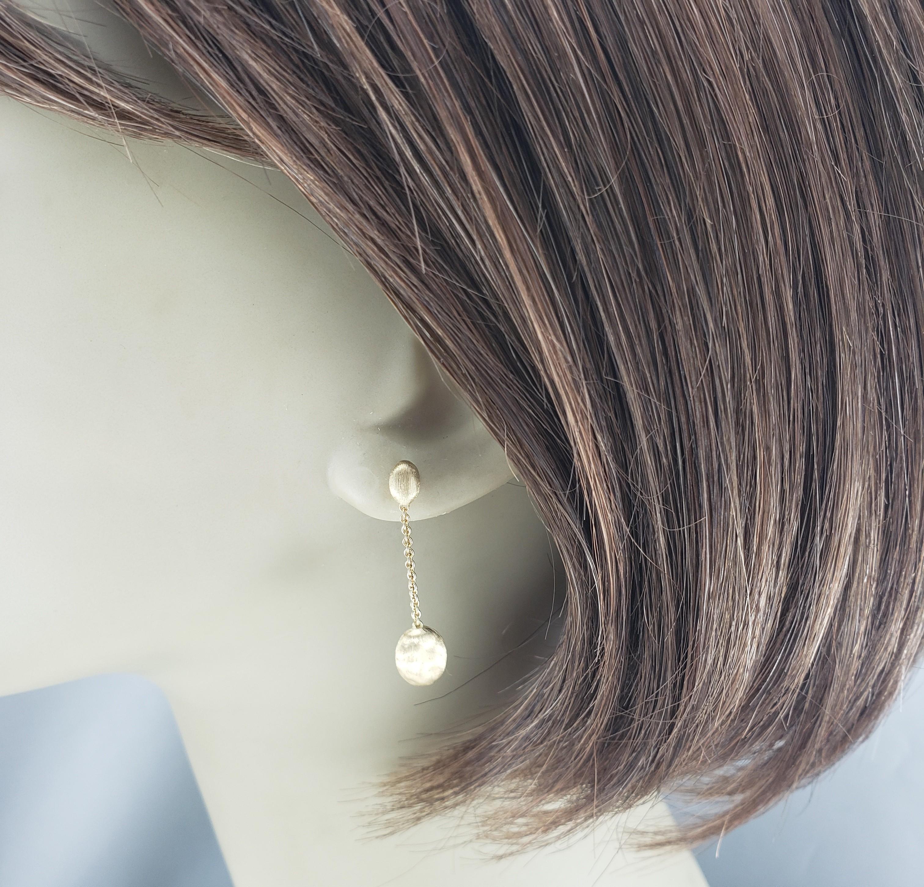 Marco Bicego Siviglia Pendants d'oreilles en or jaune 18K #22971 en vente 4