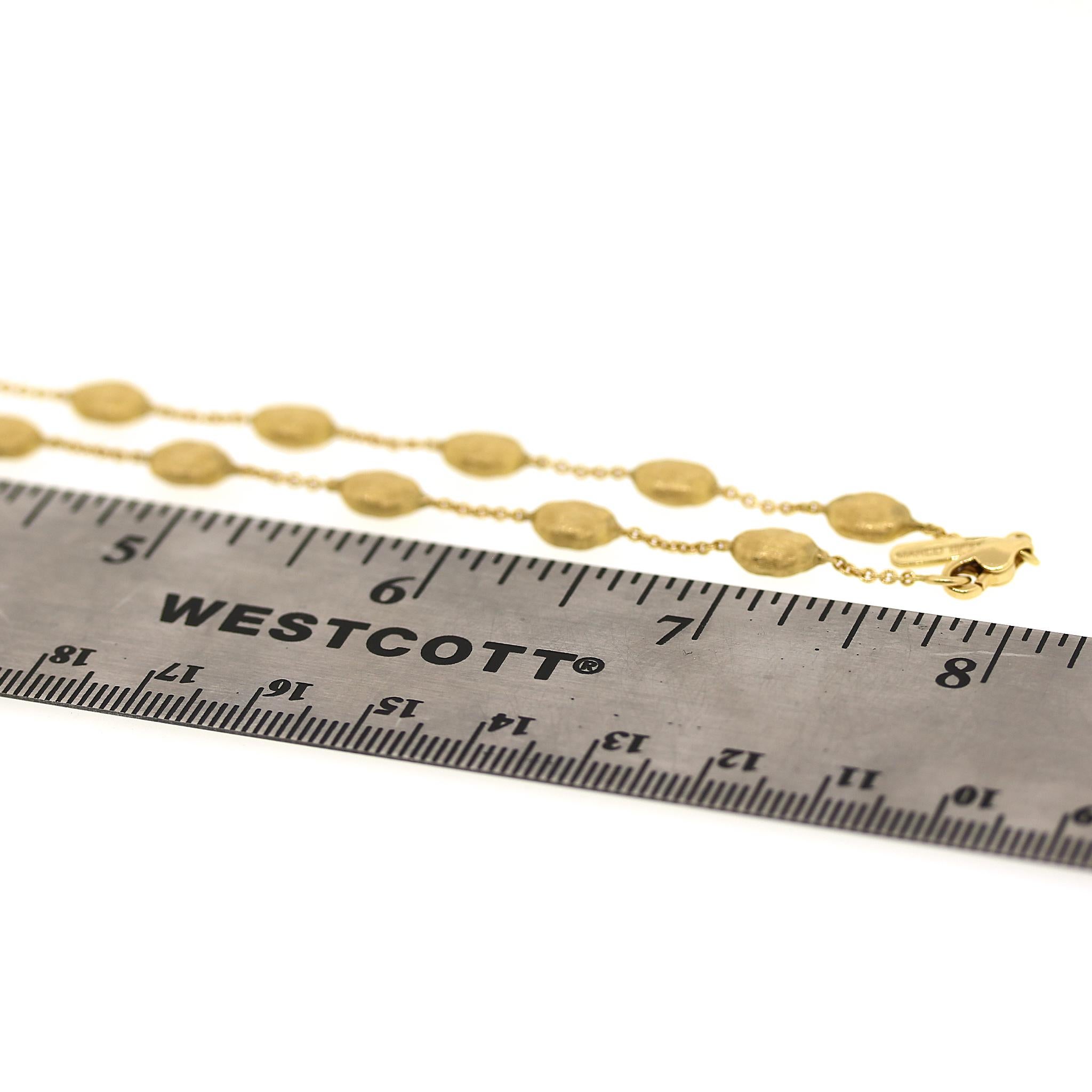 Marco Bicego Siviglia 18 Karat Gelbgold Perlenkette mit Perlen 4