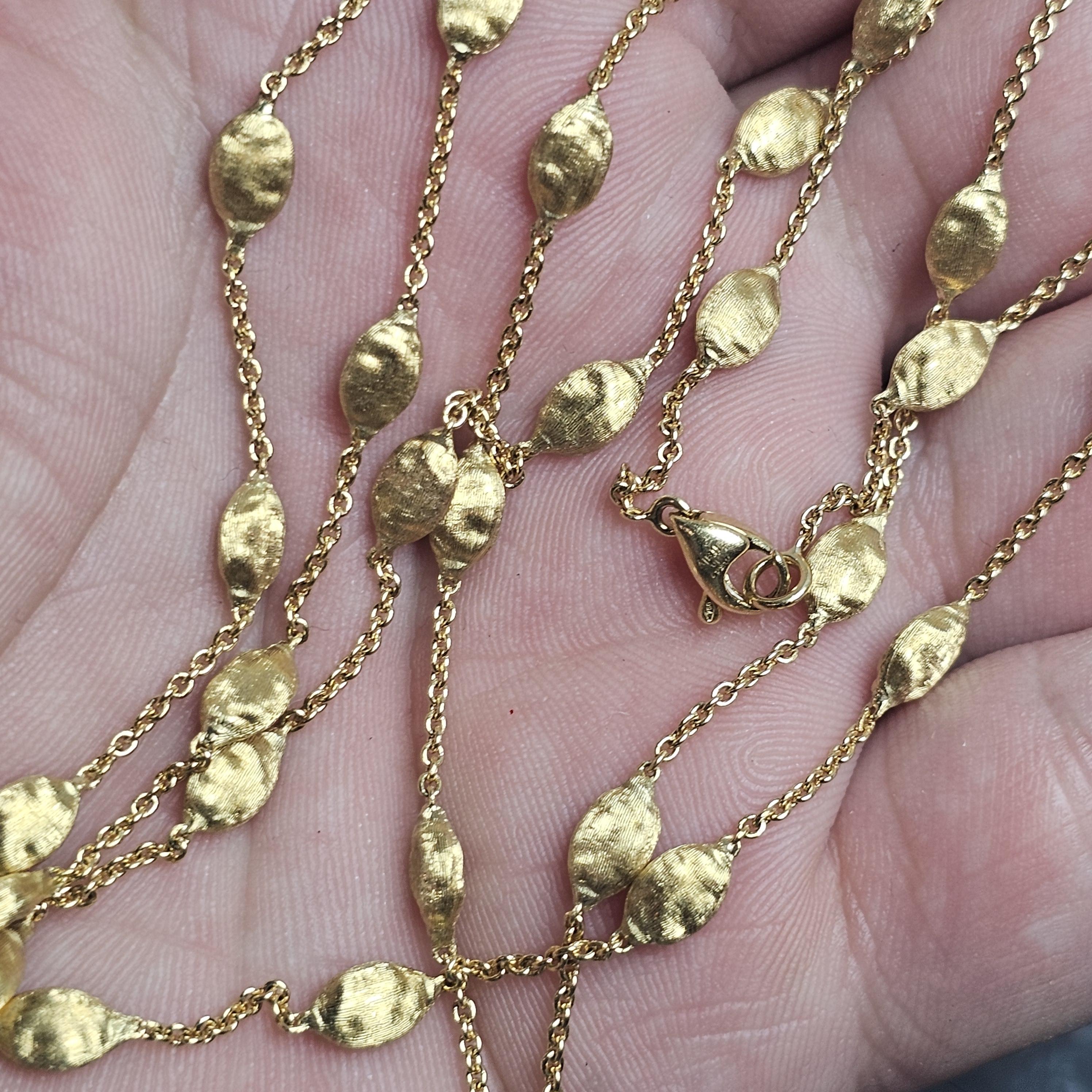 Marco Bicego Collier de chaîne Siviglia Or jaune 18k 39