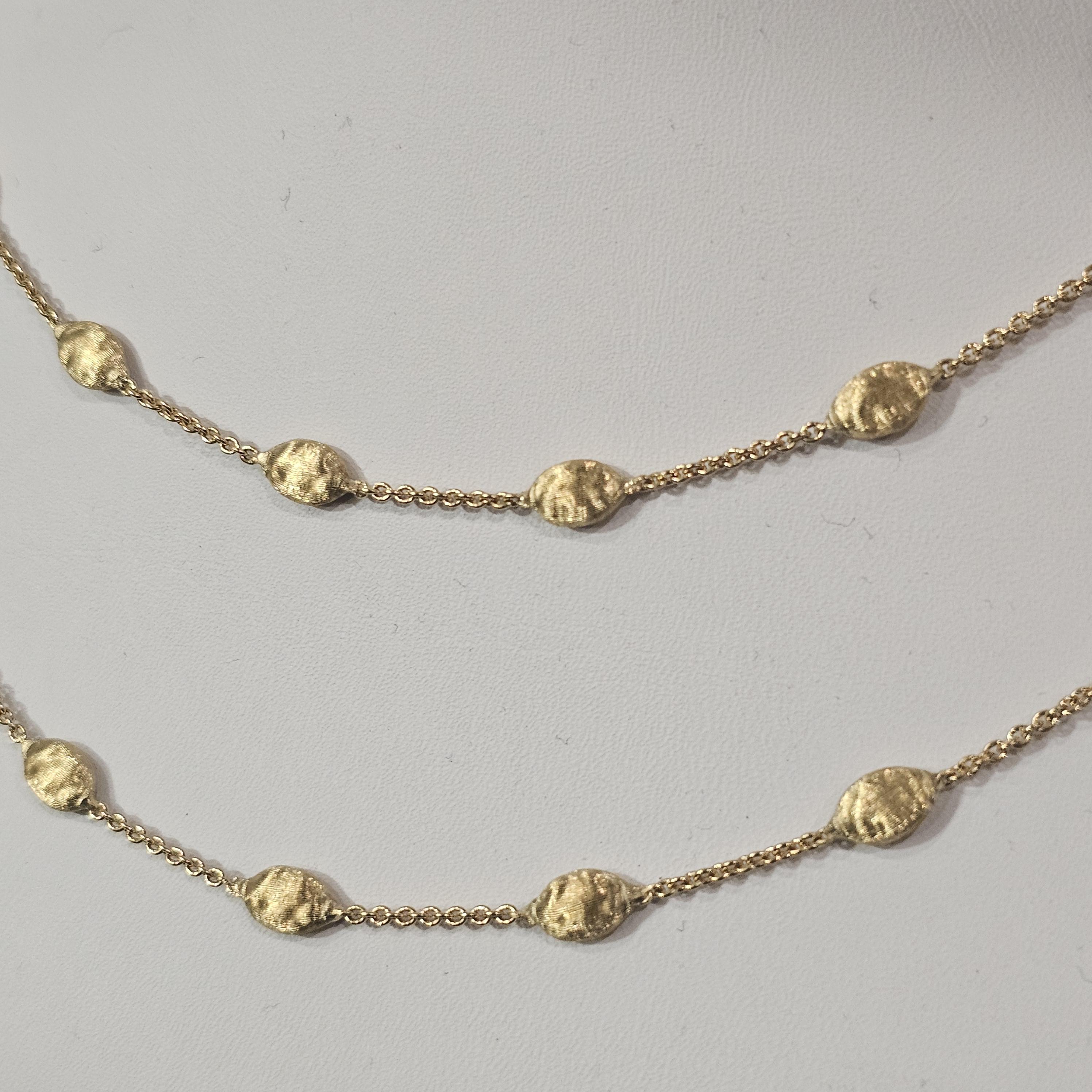 Marco Bicego Collier de chaîne Siviglia Or jaune 18k 39
