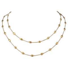 Marco Bicego Siviglia Kette Halskette 18k Gelbgold 39" Extra lang
