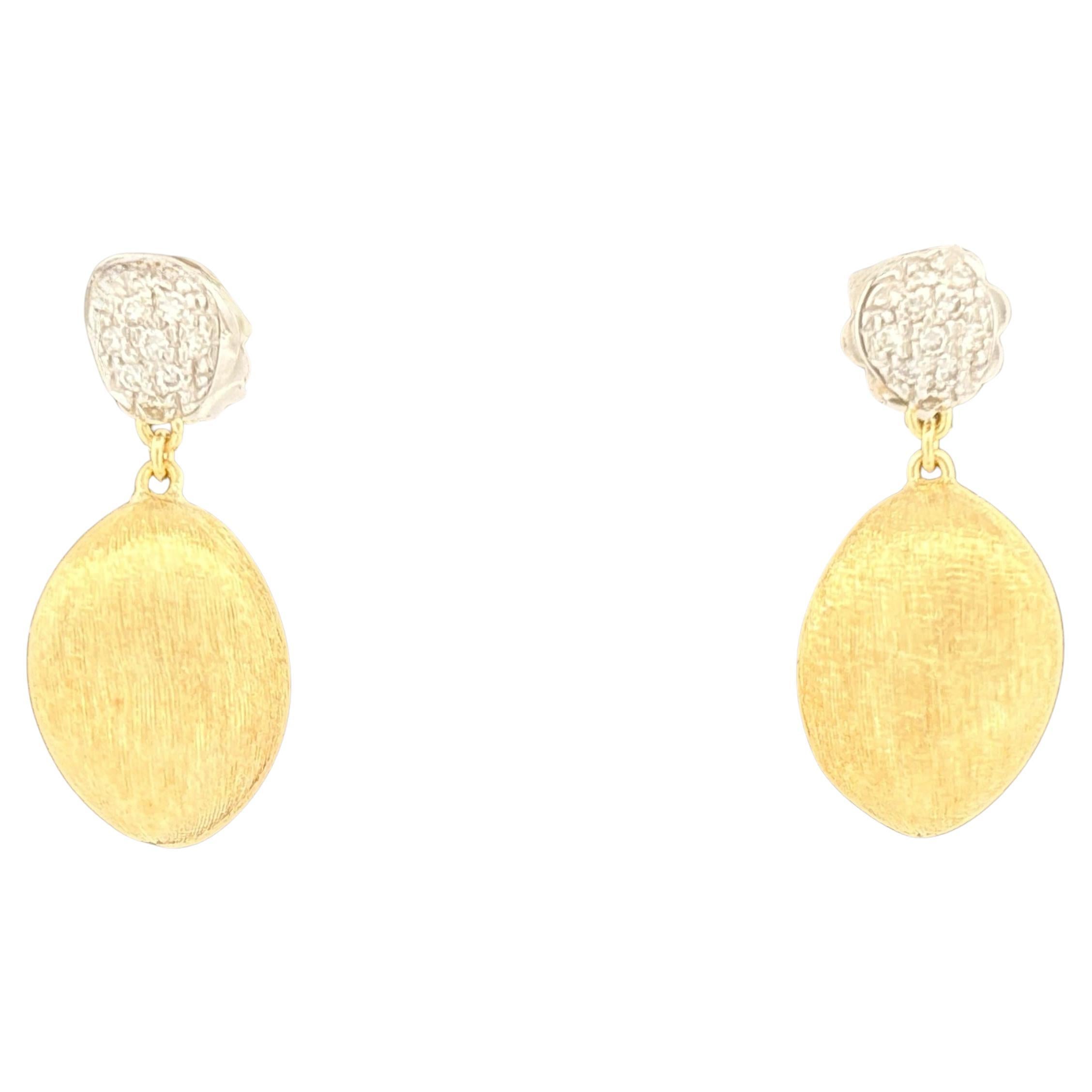 Marco Bicego Pendants d
oreilles Siviglia avec diamants 18k