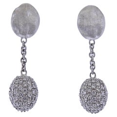 Marco Bicego Siviglia Gold Diamond Drop Earrings