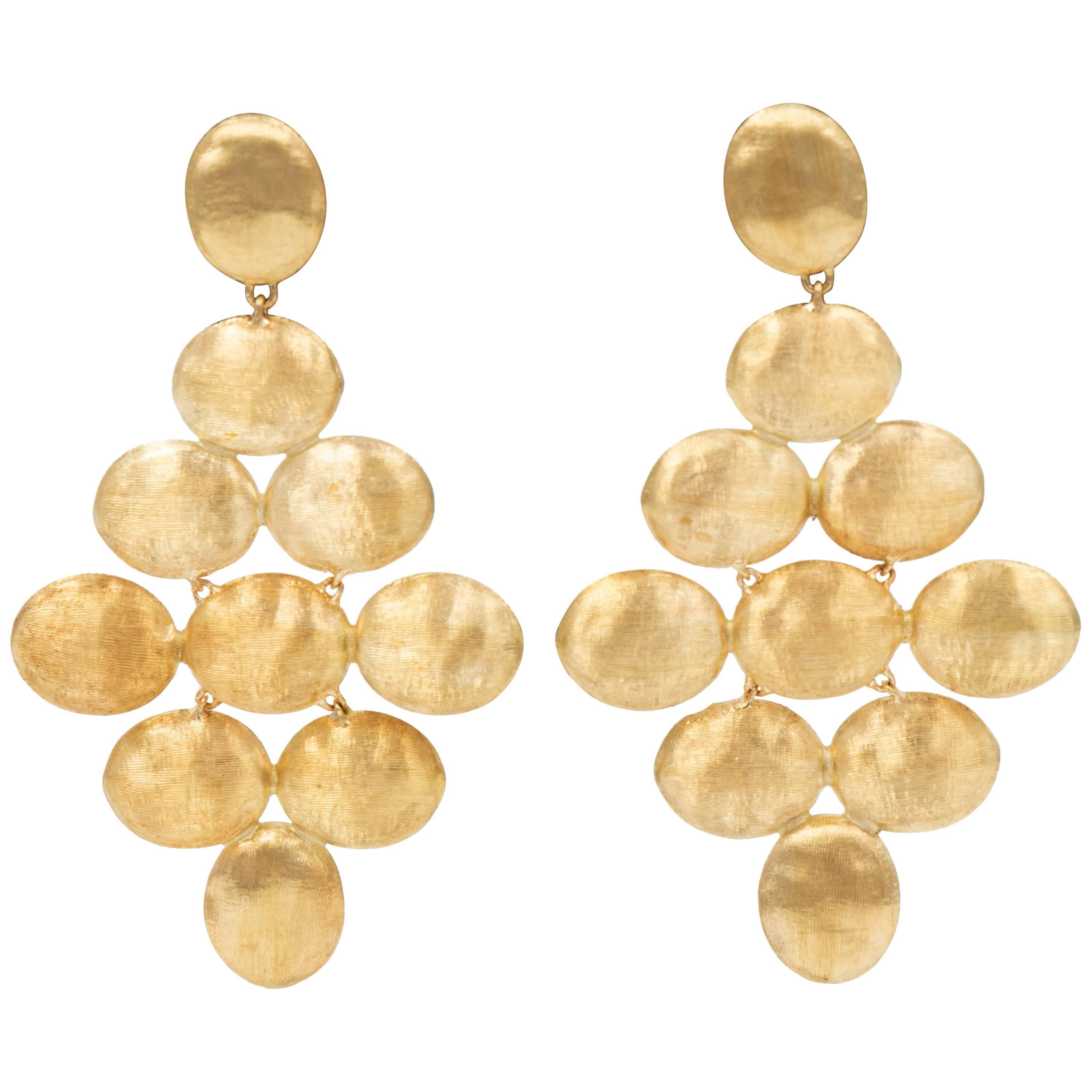 Marco Bicego Siviglia Large Chandelier Earrings - 18k Yellow Gold - OB1091 Y 02