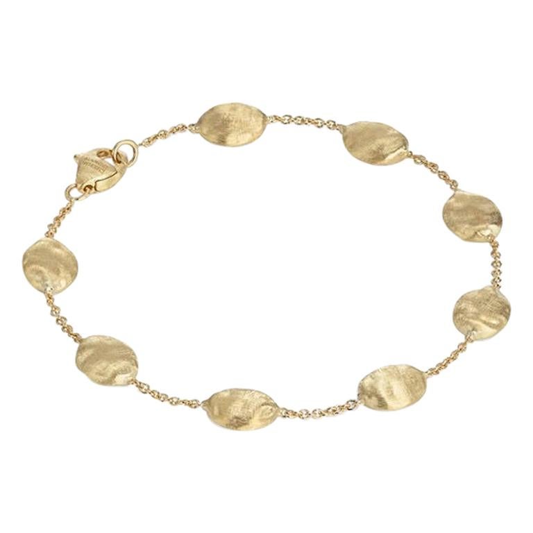 Marco Bicego Siviglia Yellow Gold Large Bead Bracelet BB538 For Sale at