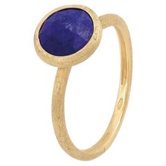 Marco Bicego Yellow Gold Lapis Stackable Ladies Ring AB632