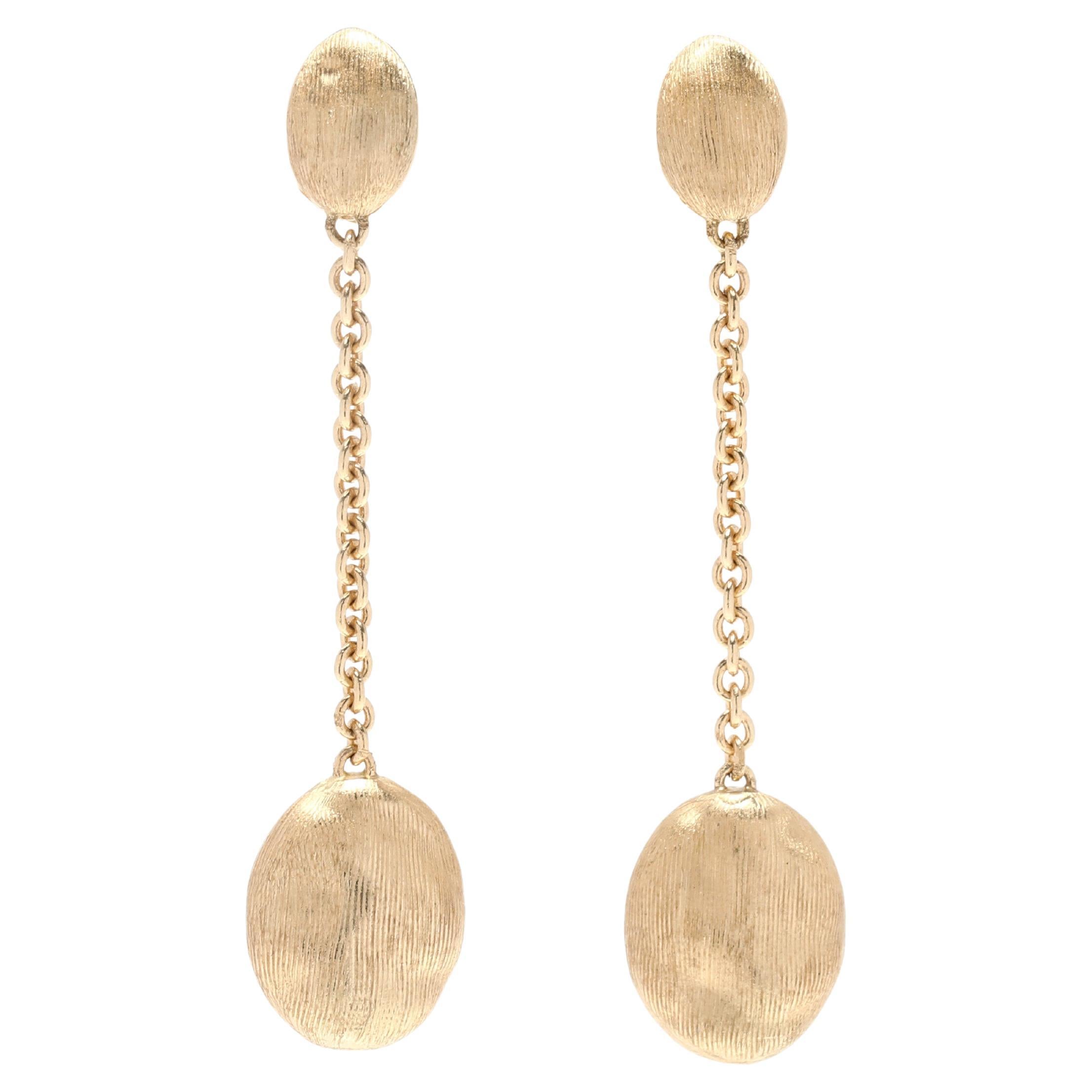 Marco Bieco Siviglia Dangle Earrings, 18k Yellow Gold