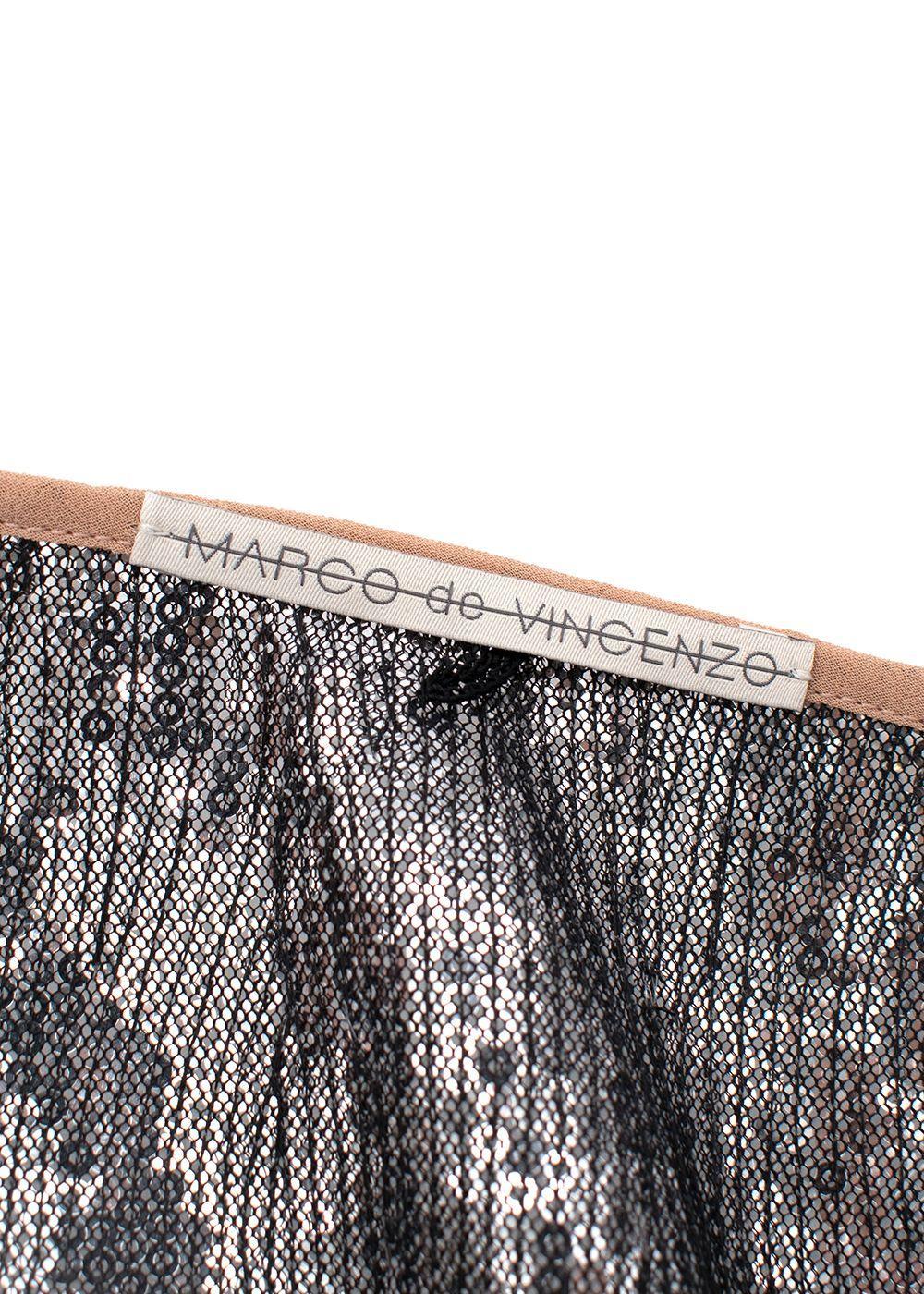 Marco de Vicenzo - Mini abito in paillettes - US 10 In condizioni ottime a London, GB
