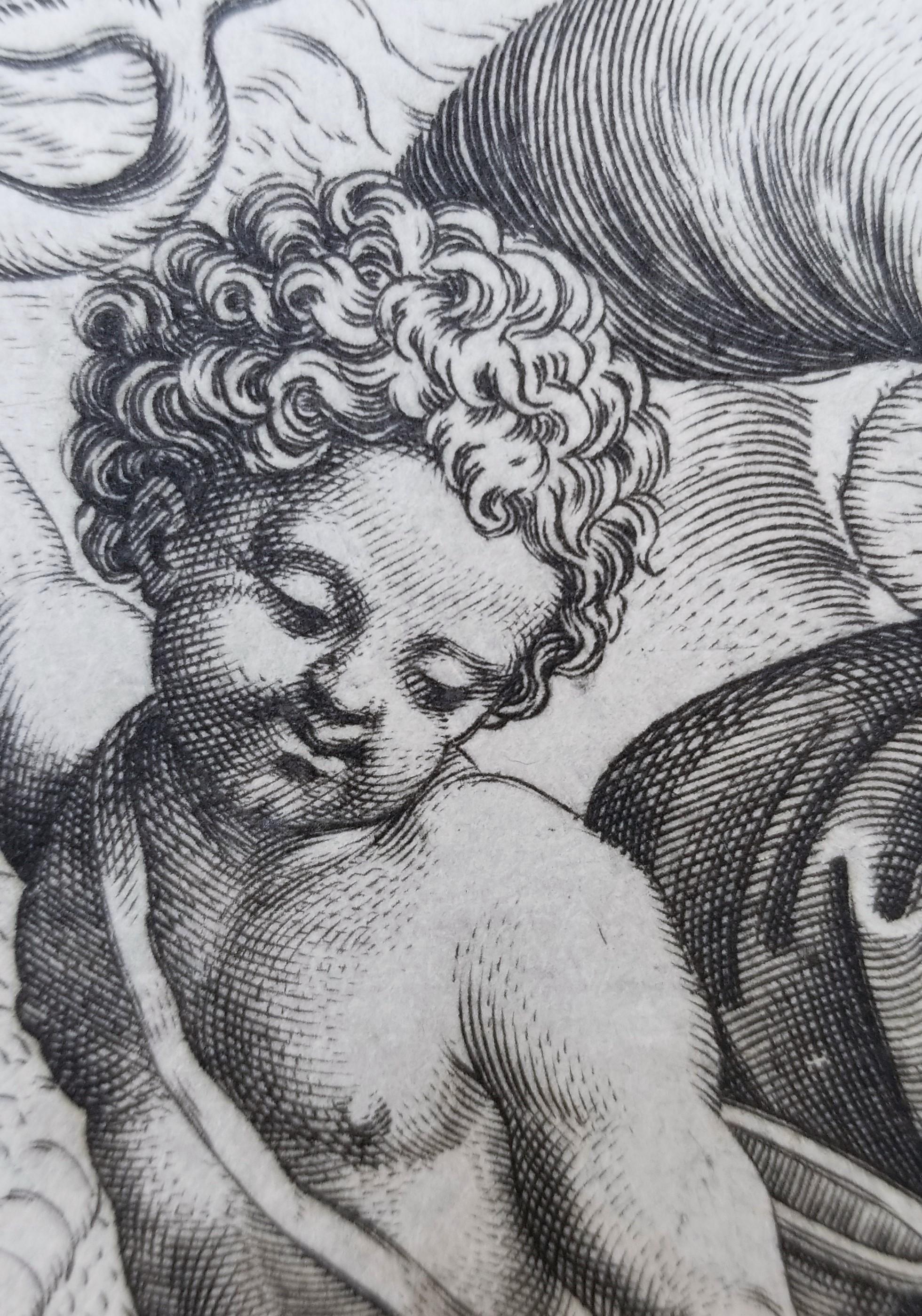 Venere e Amore sui Delfini (Vénus et Cupidon sur des dauphins) /// Maîtres anciens Raphael en vente 6