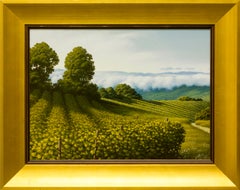 "Vigneti in Langhe" by Italian Artist Marco Di Nieri 12" x 16" Oil on Board