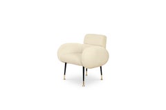 Marco Dining Chair in White Leather