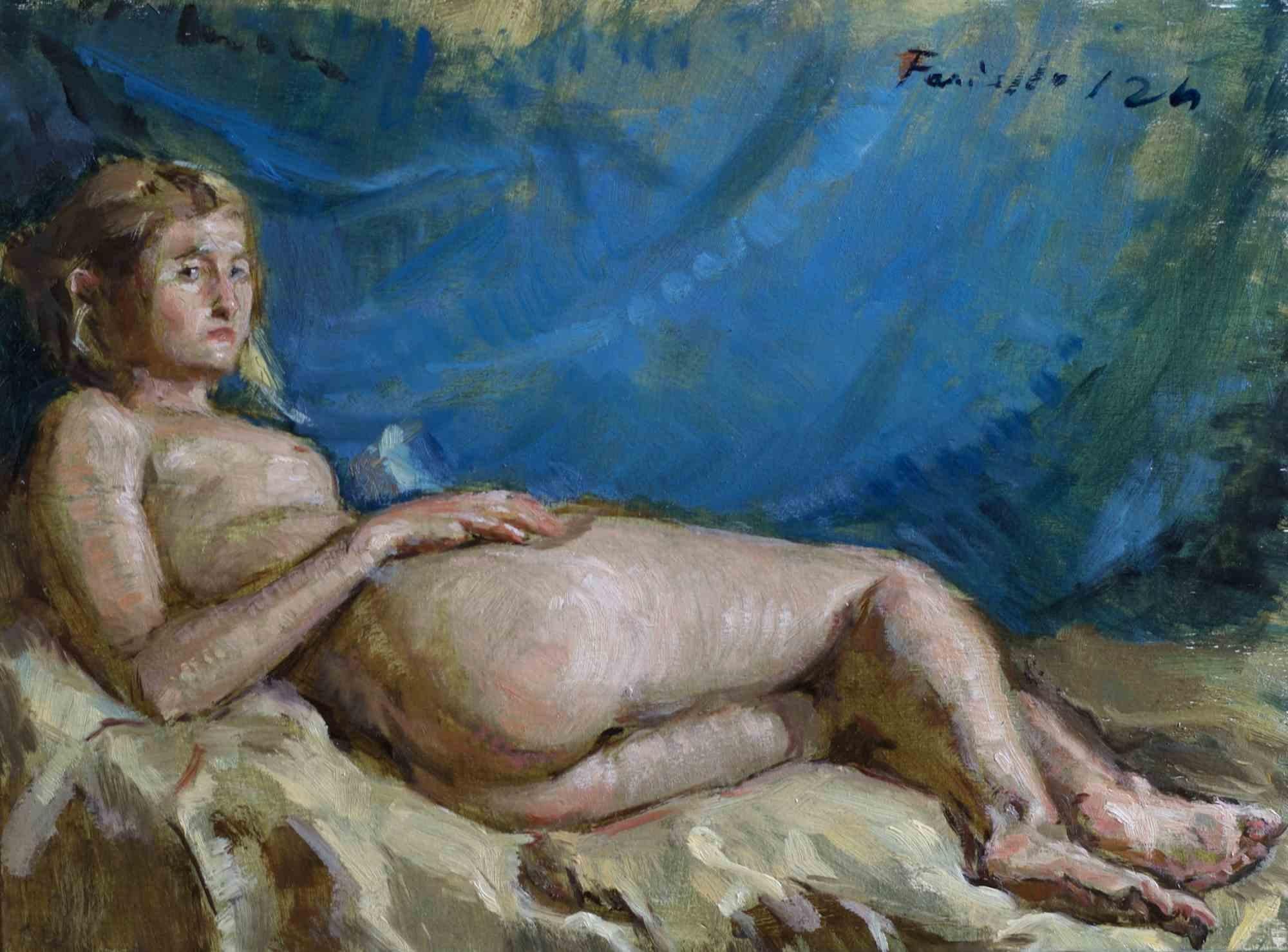 Abbandono - Dipinto a olio di Marco Fariello - 2024