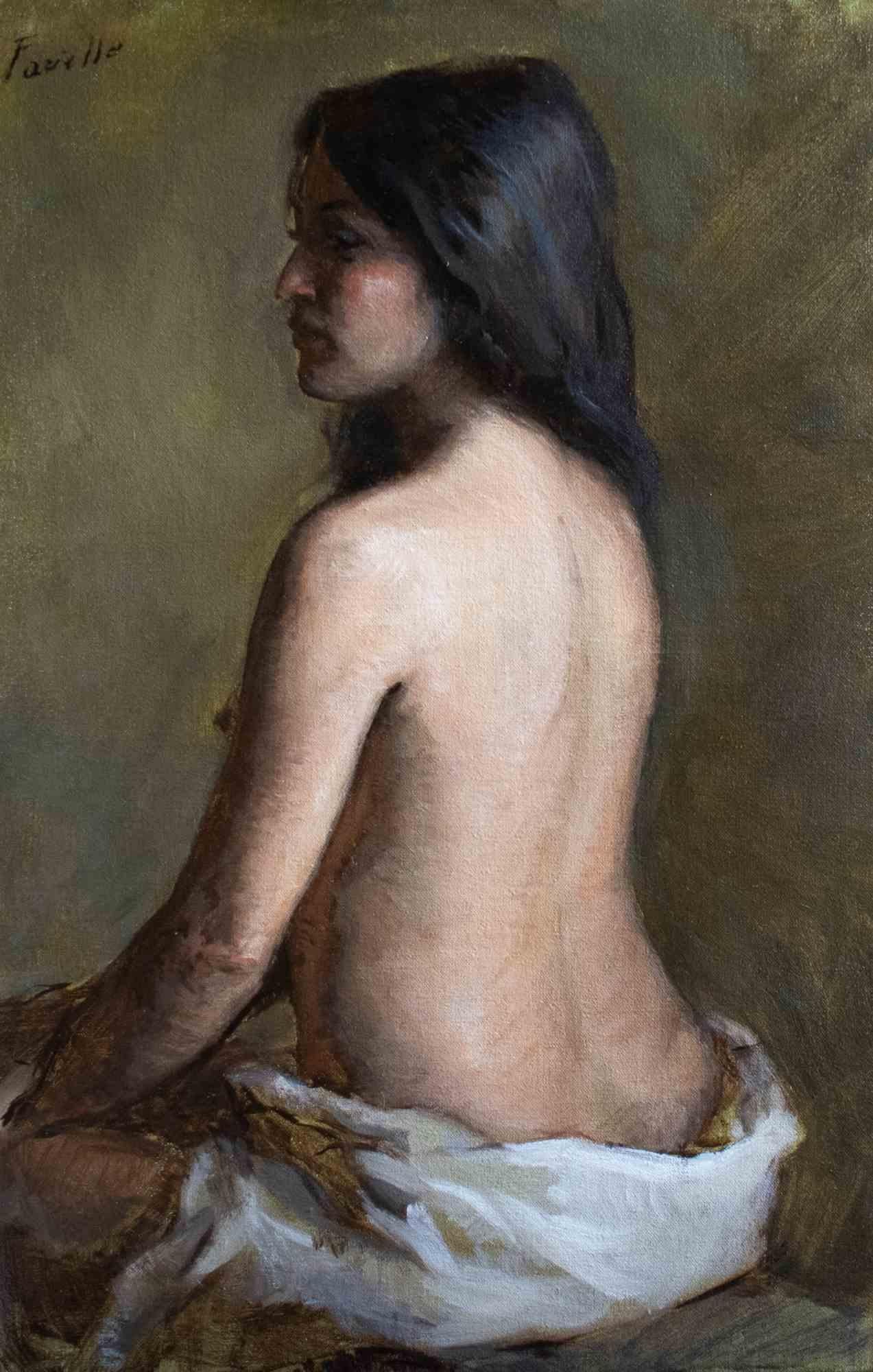 Meditation of a Young Girl - Oil Paint by Marco Fariello - 2025