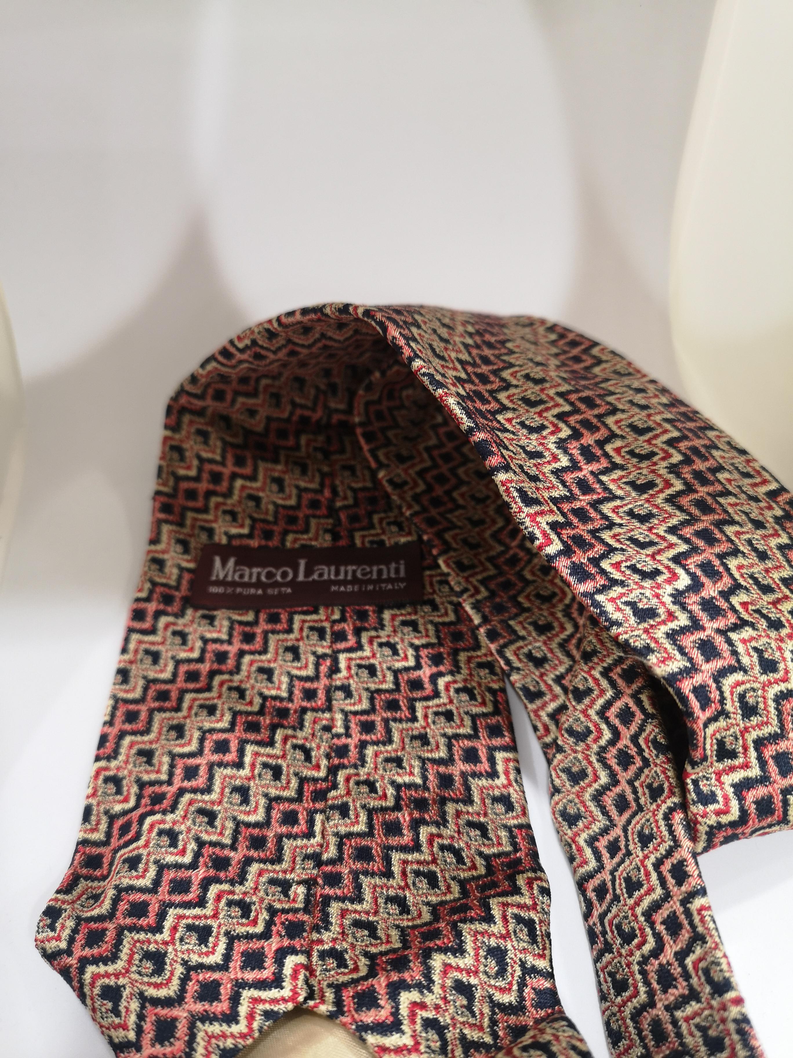 Marco Laurenti multicoloured silk tie 1