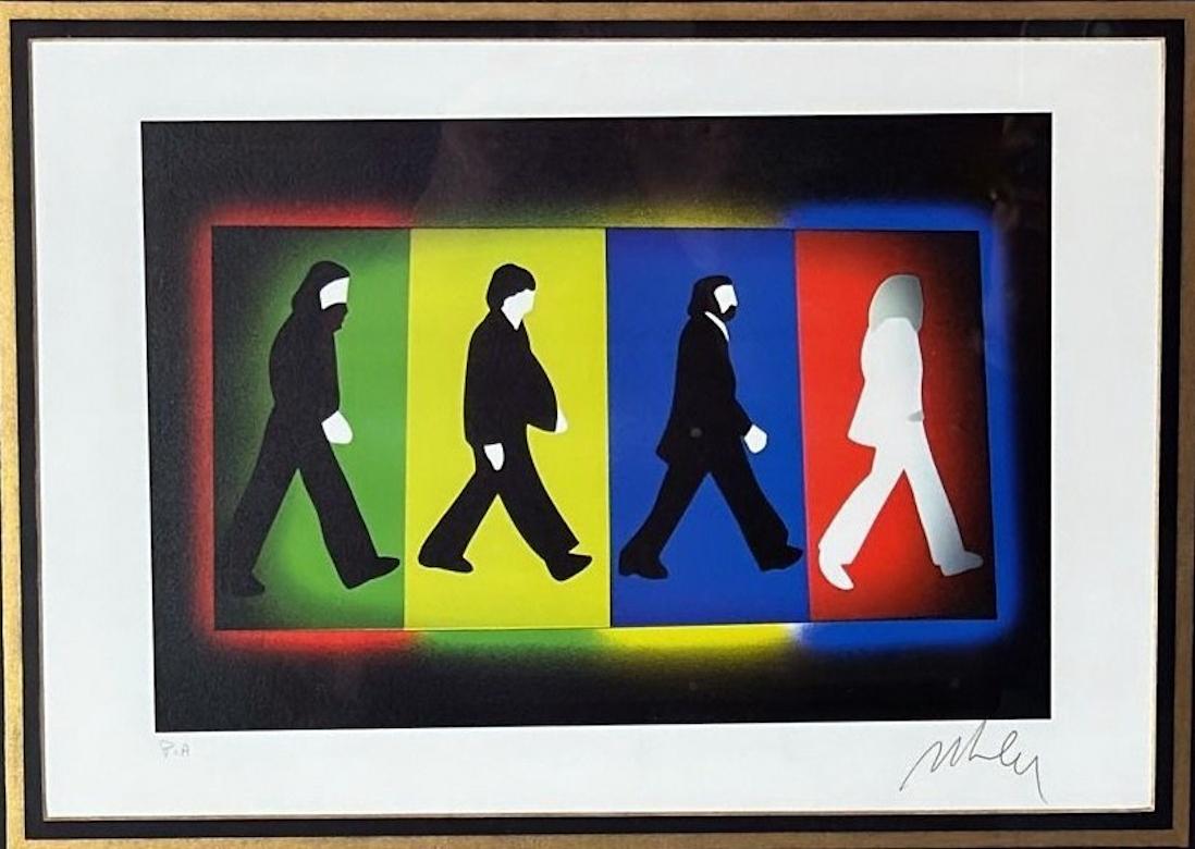 Futuriste Marco Lodola Sérigraphie couleur sur papier, 