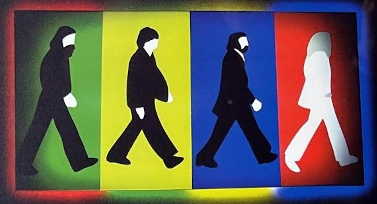 20ième siècle Marco Lodola Sérigraphie couleur sur papier, 