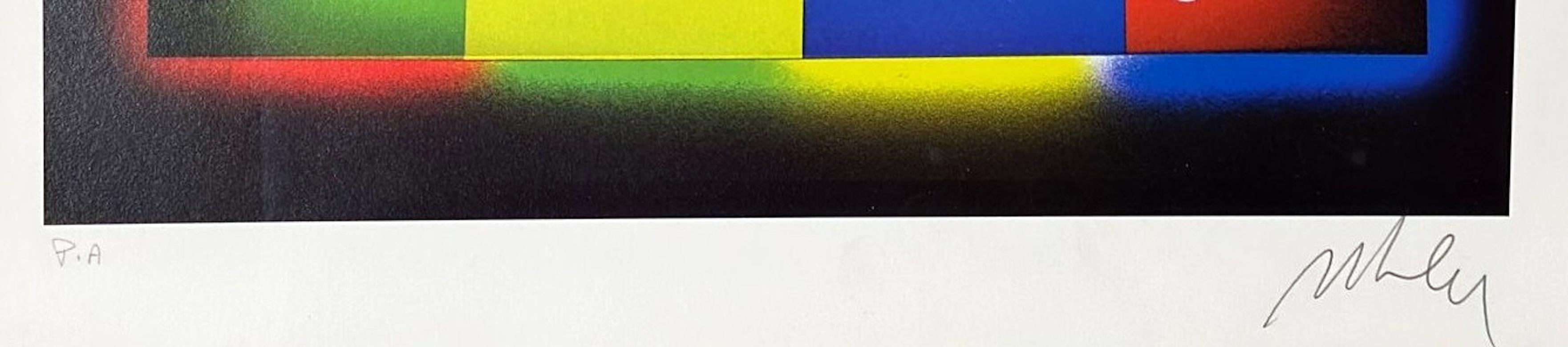 Marco Lodola Sérigraphie couleur sur papier, 