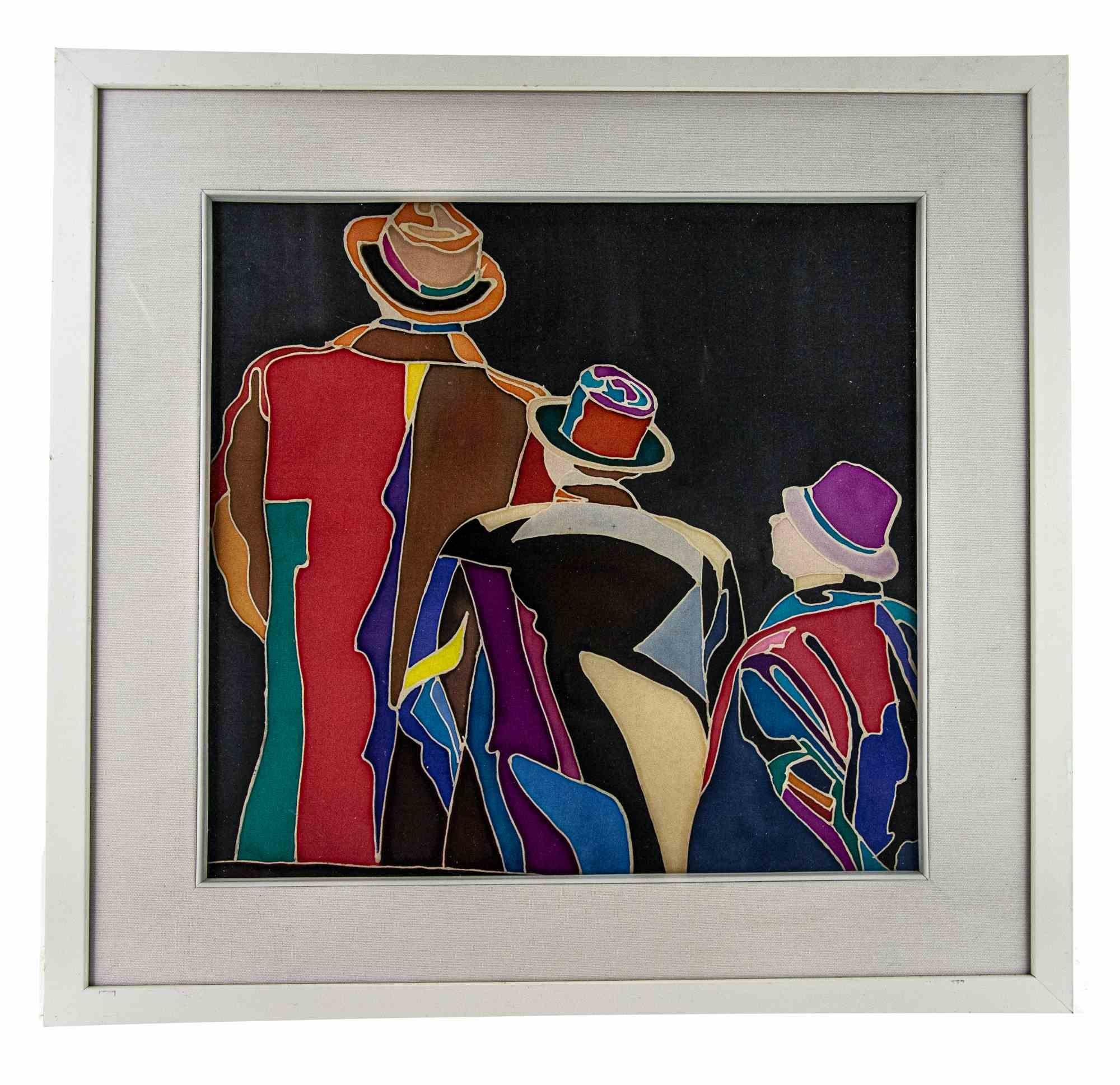 Men is a contemporary artwork realized in the 1990s and attributed to the artist Marco Lodola.

Mixed colored ink and watercolor painting.

Includes frame. Not signed.

Collect a contemporary artwork!