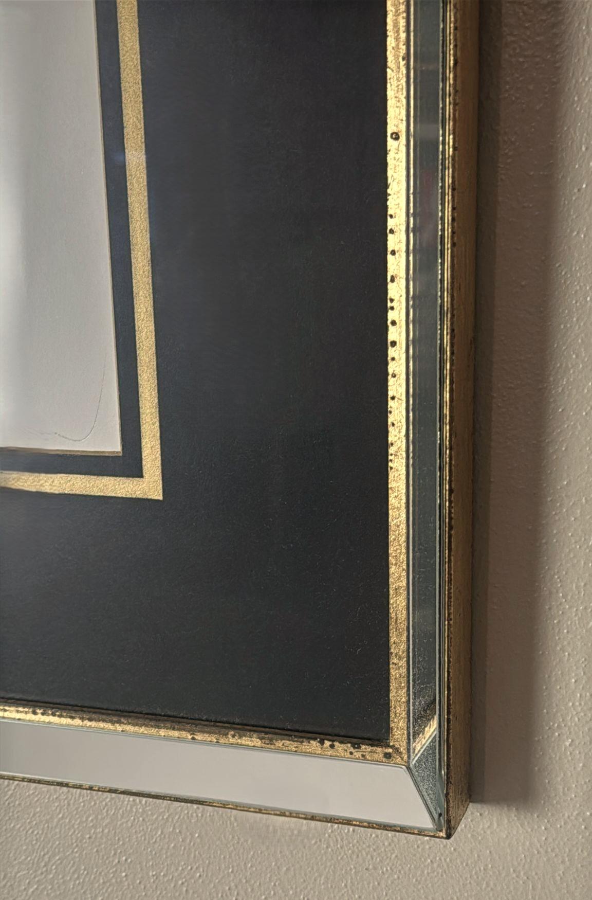 Marco Lodola Screenprint on Paper (No. 30/70) with Mirrored Frame For Sale 9