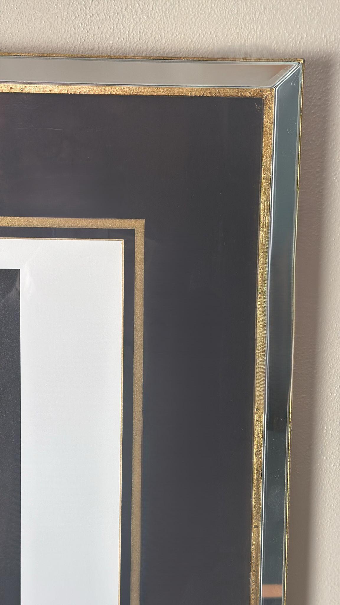 Marco Lodola Screenprint on Paper (No. 30/70) with Mirrored Frame For Sale 10