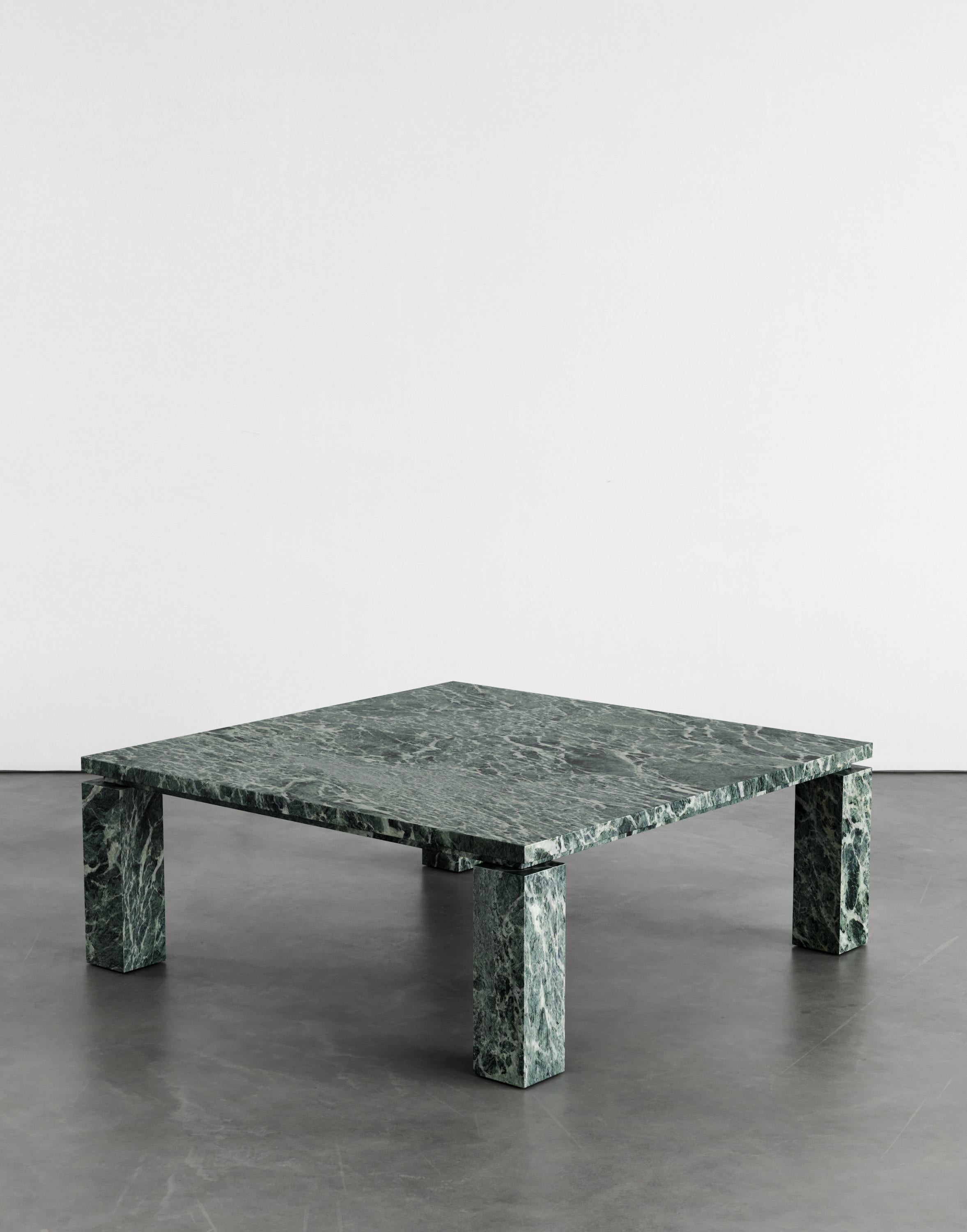 Postmoderne Table basse en marbre MarCo d'Agglomerati en vente