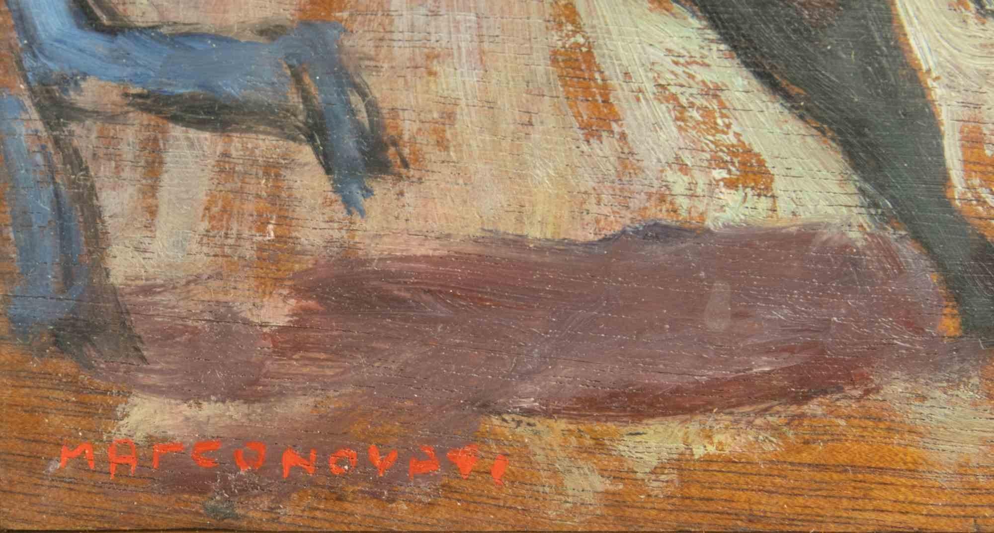 Tauromachie - Peinture à l'huile de Marco Novati - 1965 en vente 2