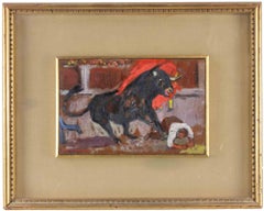 Tauromachie - Peinture à l'huile de Marco Novati - 1965