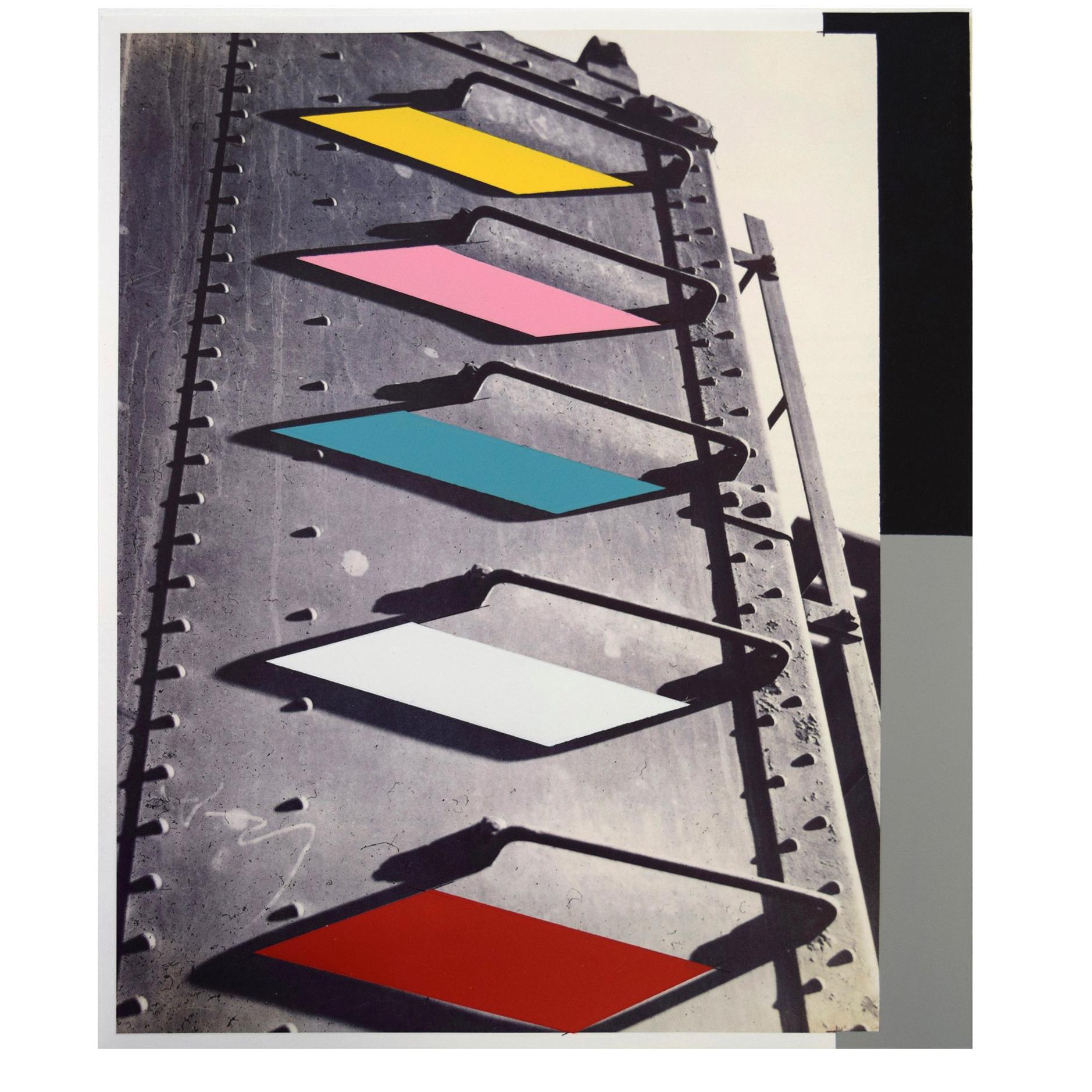In this series of works Marco Rountree has taken classic photographic images by Agustin Jimenez and has re-interpreted them by using acrylic spray paint, blocking or adding color elements to the image. These works form part of Rountree's extensive