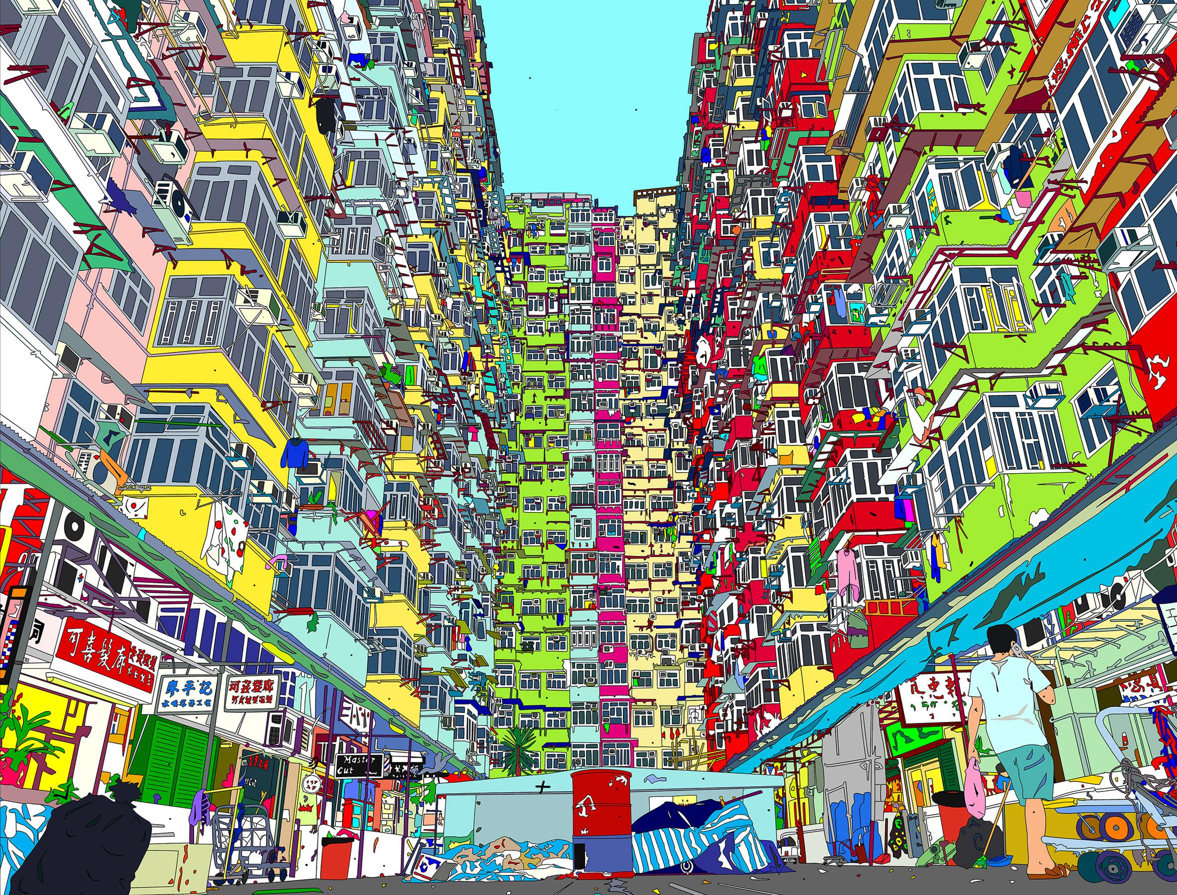 Arte digital sobre lienzo, obras de arte únicas

Marco Santaniello es un artista italiano nacido en 1981 que vive y trabaja en Cosenza, Calabria, Italia. Comenzó su andadura haciendo Retratos Pop y frente a su "muro arco iris" de fondo que todo el