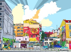 Arte contemporanea italiana di Marco Santaniello - Edificio Chupa a Sofia