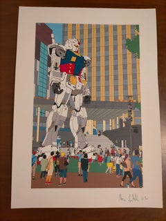Zeitgenössische italienische Kunst von Marco Santaniello - Gundam Odaiba Tokyo