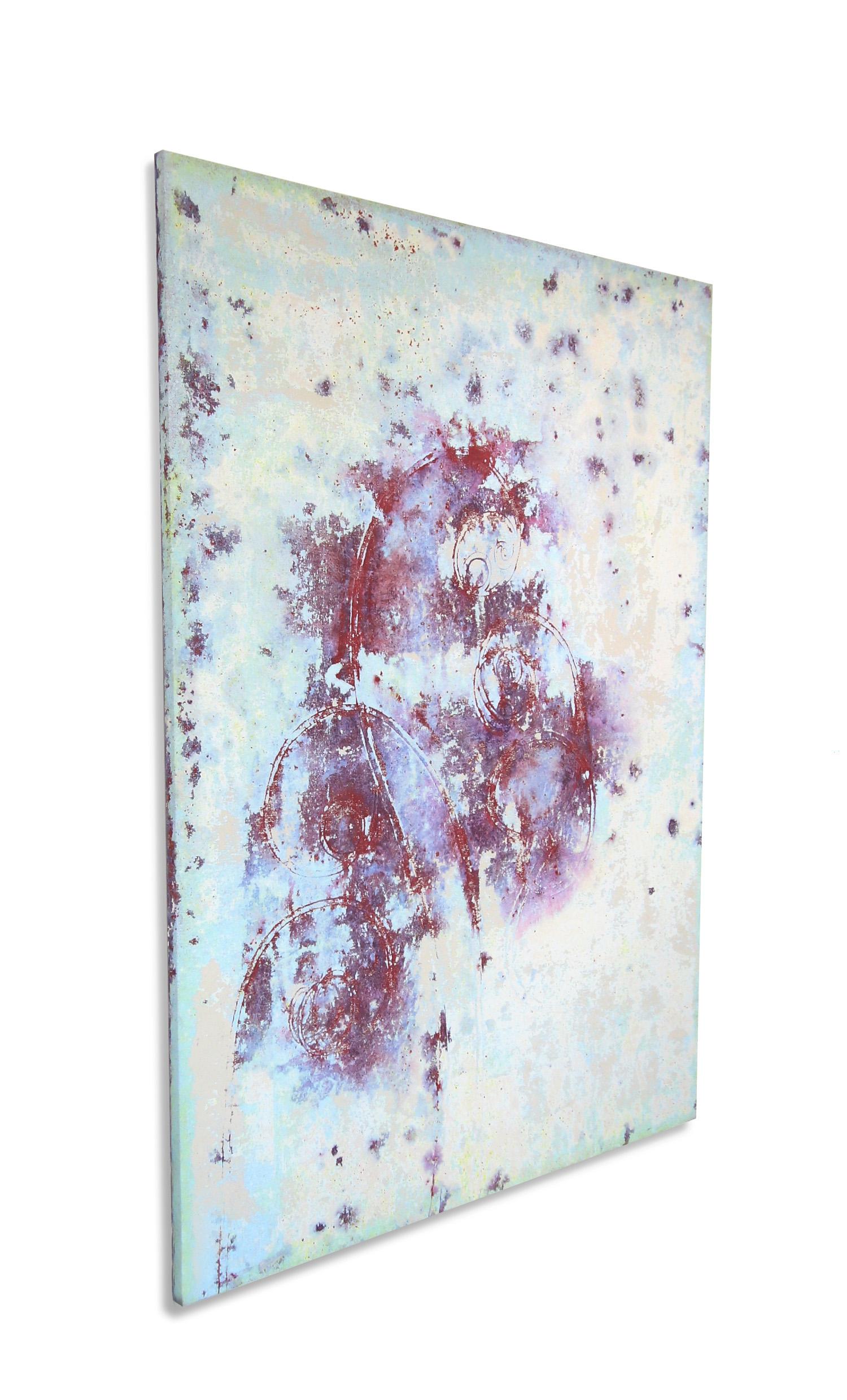 A807 - Large Scale Soft Minimalist Contemporary Color Field Abstract Painting For Sale 2