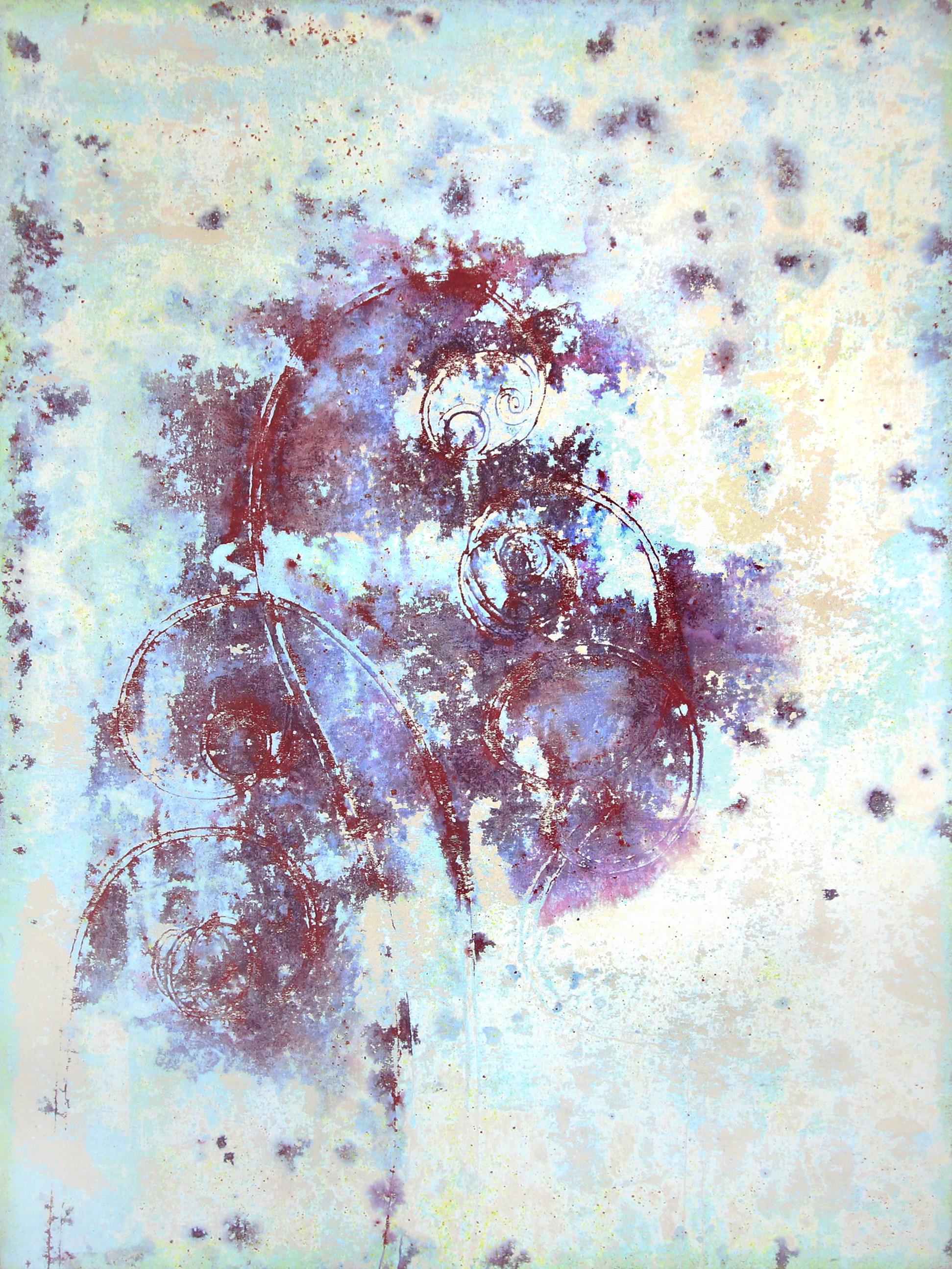 A807 - Large Scale Soft Minimalist Contemporary Color Field Abstract Painting - Art by Marco Schmidli