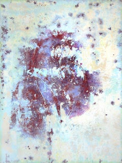 A807 - Pintura abstracta contemporánea de campo de color, minimalista y suave, a gran escala